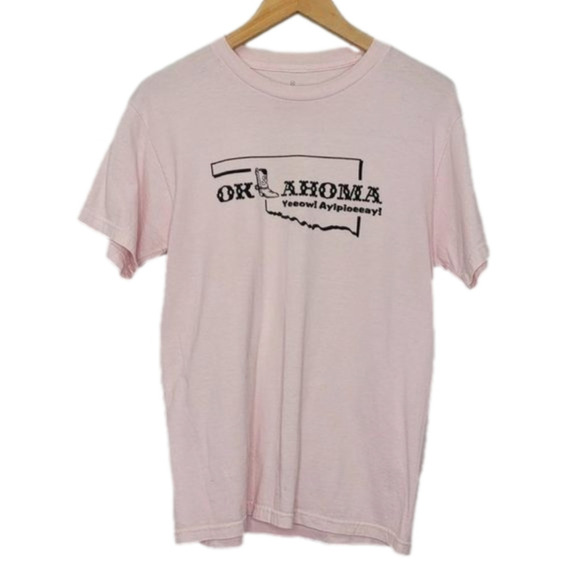 Oklahoma State Cute out Outline Short Sleeve - Picture 1 of 9